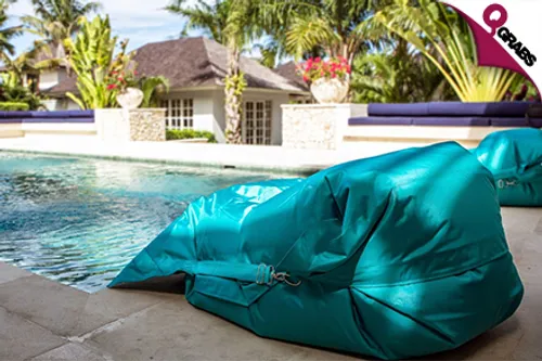 For QR349, Lounge with Uniquely Shaped, Big Puff Sac Bean Bags with FREE Delivery - Choose from 5 Fun Colors! (QR650 Value)